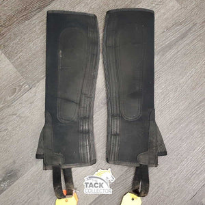 Pr Neoprene Half Chaps *gc, dirty, rubs, faded