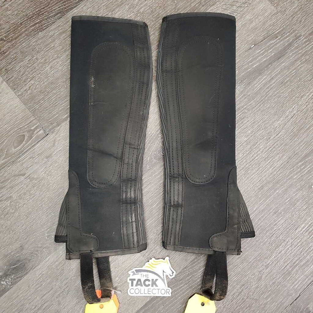 Pr Neoprene Half Chaps *gc, dirty, rubs, faded