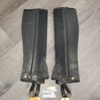 Pr Neoprene Half Chaps *gc, dirty, rubs, faded