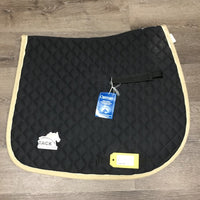 Quilt Jumper Saddle Pad, tabs *xc, mnr hair, dirt
