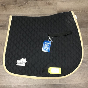 Quilt Jumper Saddle Pad, tabs *xc, mnr hair, dirt