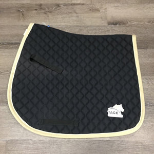 Quilt Jumper Saddle Pad, tabs *xc, mnr hair, dirt