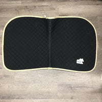 Quilt Jumper Saddle Pad, tabs *xc, mnr hair, dirt
