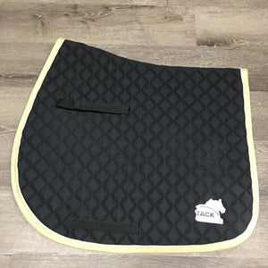 Quilt Jumper Saddle Pad, tabs *xc, mnr hair, dirt