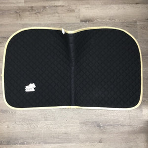 Quilt Jumper Saddle Pad, tabs *xc, mnr hair, dirt