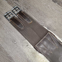 FS Girth, Sheepskin Velcro Liner, 2x els *gc, clean & dirty, clumpy, stains, edges: thin, rubs
