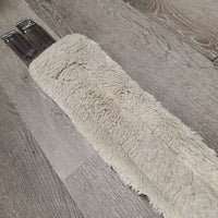 FS Girth, Sheepskin Velcro Liner, 2x els *gc, clean & dirty, clumpy, stains, edges: thin, rubs
