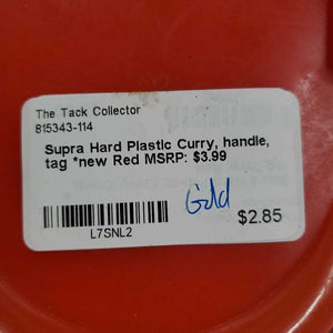 Hard Plastic Curry, handle, tag *new