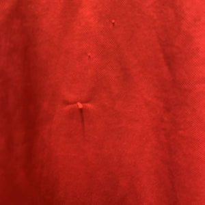 SS V Neck T Shirt *gc, snags, runs, shrunk?puckered logo