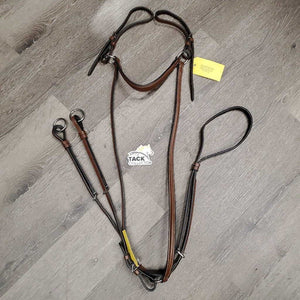 Rsd Leather Breastplate, Running Attachment *vgc, extra (& big) holes, mnr dirt, rubs, scrapes & fuzz?, v.stiff