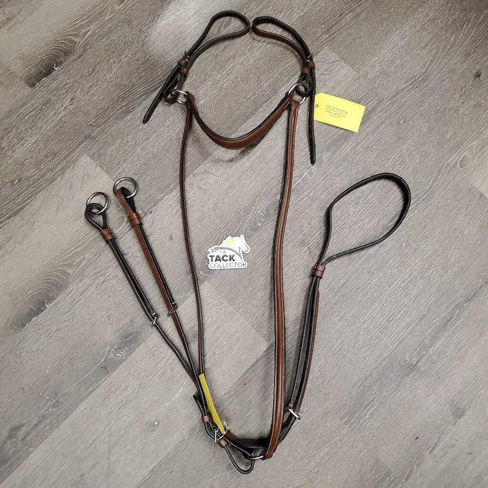 Rsd Leather Breastplate, Running Attachment *vgc, extra (& big) holes, mnr dirt, rubs, scrapes & fuzz?, v.stiff