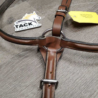 Rsd Leather Breastplate, Running Attachment *vgc, extra (& big) holes, mnr dirt, rubs, scrapes & fuzz?, v.stiff
