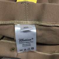 Hvy Cotton Breeches, Pull On *xc/like new
