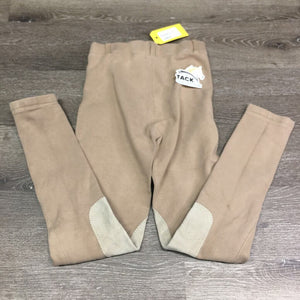 JUNIORS Hvy Cotton Breeches, Pull On *vgc, sm seat seam holes
