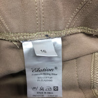 JUNIORS Hvy Cotton Breeches, Pull On *vgc, sm seat seam holes
