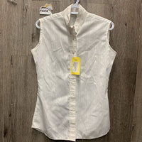 SL Show Shirt *gc, older, mnr staining, frayed tag, No Collar, seam puckers, mnr loose threads
