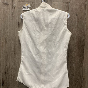 SL Show Shirt *gc, older, mnr staining, frayed tag, No Collar, seam puckers, mnr loose threads