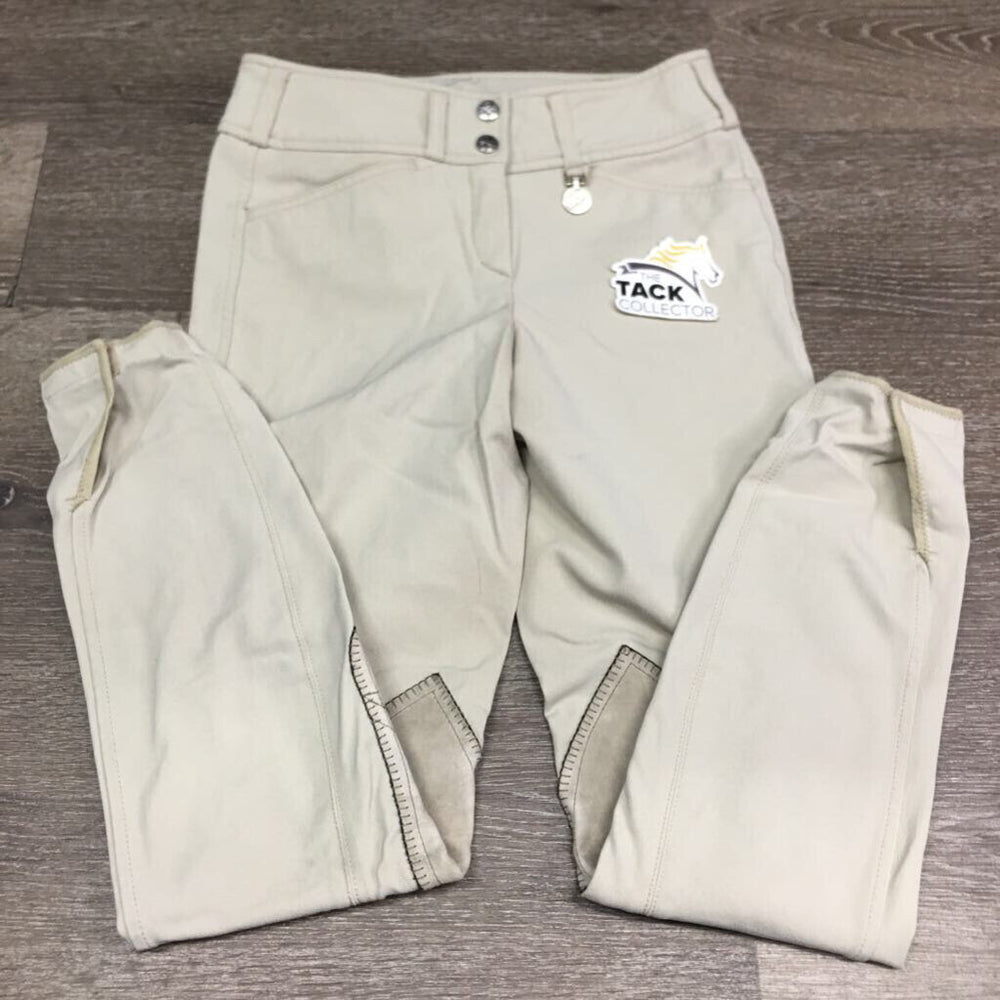 EuroSeat Breeches, Full Leather Knees *gc, v.pilly lining, mnr stains, discolored seat & legs