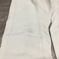 EuroSeat Breeches, Full Leather Knees *gc, v.pilly lining, mnr stains, discolored seat & legs