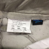 EuroSeat Breeches, Full Leather Knees *gc, v.pilly lining, mnr stains, discolored seat & legs
