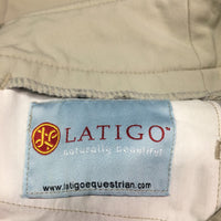 EuroSeat Breeches, Full Leather Knees *gc, v.pilly lining, mnr stains, discolored seat & legs
