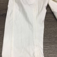 EuroSeat Breeches, Leather Knees *gc, mnr stains, seam puckers, loose threads, v.mnr frayed edge
