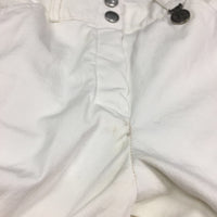 EuroSeat Breeches, Leather Knees *gc, mnr stains, seam puckers, loose threads, v.mnr frayed edge

