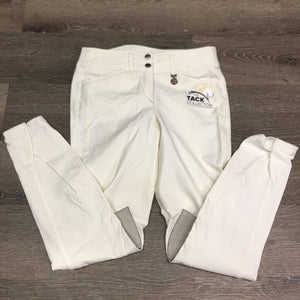 EuroSeat Breeches, Full Leather Knees *vgc, mnr stains, seam puckers & rubs