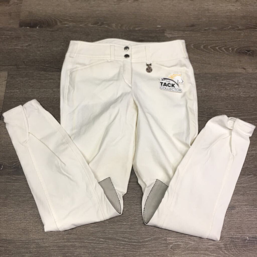 EuroSeat Breeches, Full Leather Knees *vgc, mnr stains, seam puckers & rubs