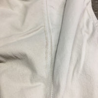 EuroSeat Breeches, Leather Knees *gc, seam puckers, mnr stains, dingy. pulled seat seams

