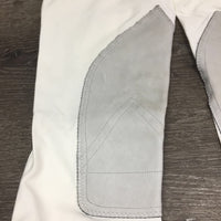 EuroSeat Breeches, Leather Knees *xc/like new, v.mnr stains & seam puckers