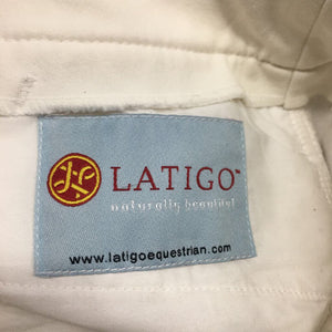 EuroSeat Breeches, Leather Knees *xc/like new, v.mnr stains & seam puckers