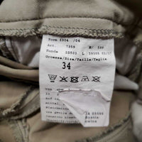 EuroSeat Breeches *gc, stains, seam puckers, dingy? knees
