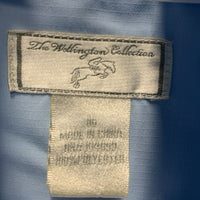 LS Show Shirt, 2x Button Collars *gc/fair, discolored line, older, seam puckers, crinkled collar, mnr snags
