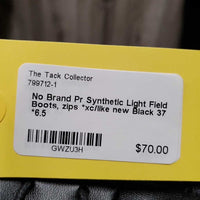 Pr Synthetic Light Field Boots, zips *xc/like new
