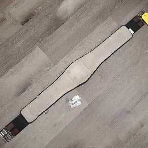 Nylon Web Girth, 2x els, 3x D Rings, velcro Sheepswool Liner *vgc, dirty?stained liner