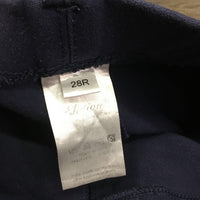 Hvy Cotton Breeches, Pull On *gc/fair, faded, fuzzy, seam hole, dirt?stains, seat rubs & pills, discolored edges
