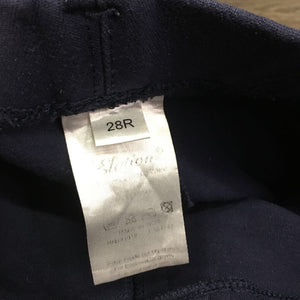 Hvy Cotton Breeches, Pull On *gc/fair, faded, fuzzy, seam hole, dirt?stains, seat rubs & pills, discolored edges