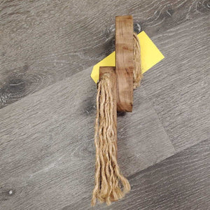 Wood Wall Mount Horse Art, string forelock & tail *xc