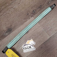 Padded Leather Bling Browband *vgc, clean, stains, rubs, edge scrapes