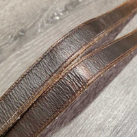 Pr Thick Nylon Lined Stirrup Leathers *gc/fair, older, rubs, faded, scraped edges, threads, UNSTITCHED
