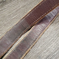 Pr Thick Nylon Lined Stirrup Leathers *gc/fair, older, rubs, faded, scraped edges, threads, UNSTITCHED
