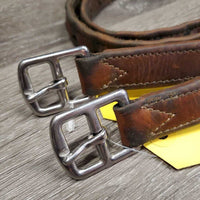 Soft Lined Stirrup Leathers *gc, clean, creases, dents, rubs, scrapes, stains, stretched & x.holesholes