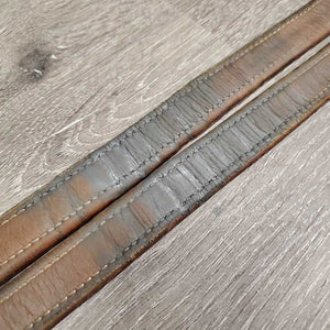 Soft Lined Stirrup Leathers *gc, clean, creases, dents, rubs, scrapes, stains, stretched & x.holesholes
