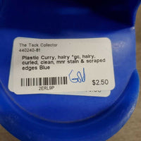 Plastic Curry, hairy *gc, hairy, curled, clean, mnr stain & scraped edges