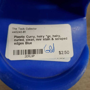 Plastic Curry, hairy *gc, hairy, curled, clean, mnr stain & scraped edges