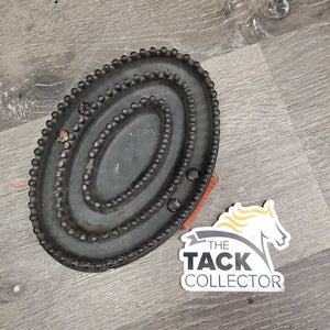 Hard Rubber Curry, handle *gc/fair, older, stiff, dry, marker, stains, mnr hair & dirt/residue, thread