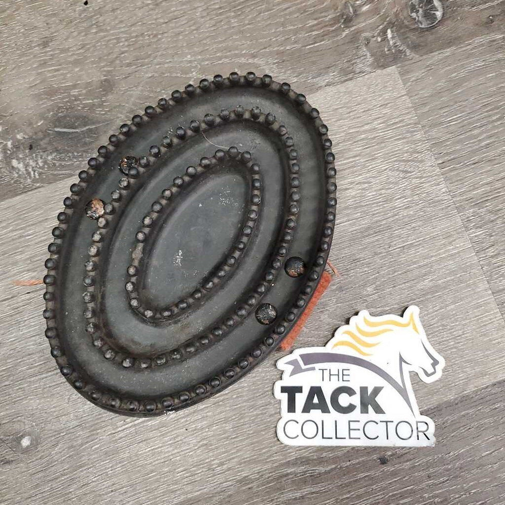 Hard Rubber Curry, handle *gc/fair, older, stiff, dry, marker, stains, mnr hair & dirt/residue, thread