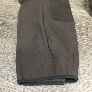Side Zip Breeches *vgc/gc, mnr seam puckers, stains, faded, stretched seat & ankle rubs, older