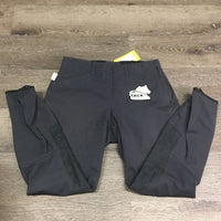 Side Zip Breeches *gc, older, seat seam threads, mnr stained seams, faded?stains
